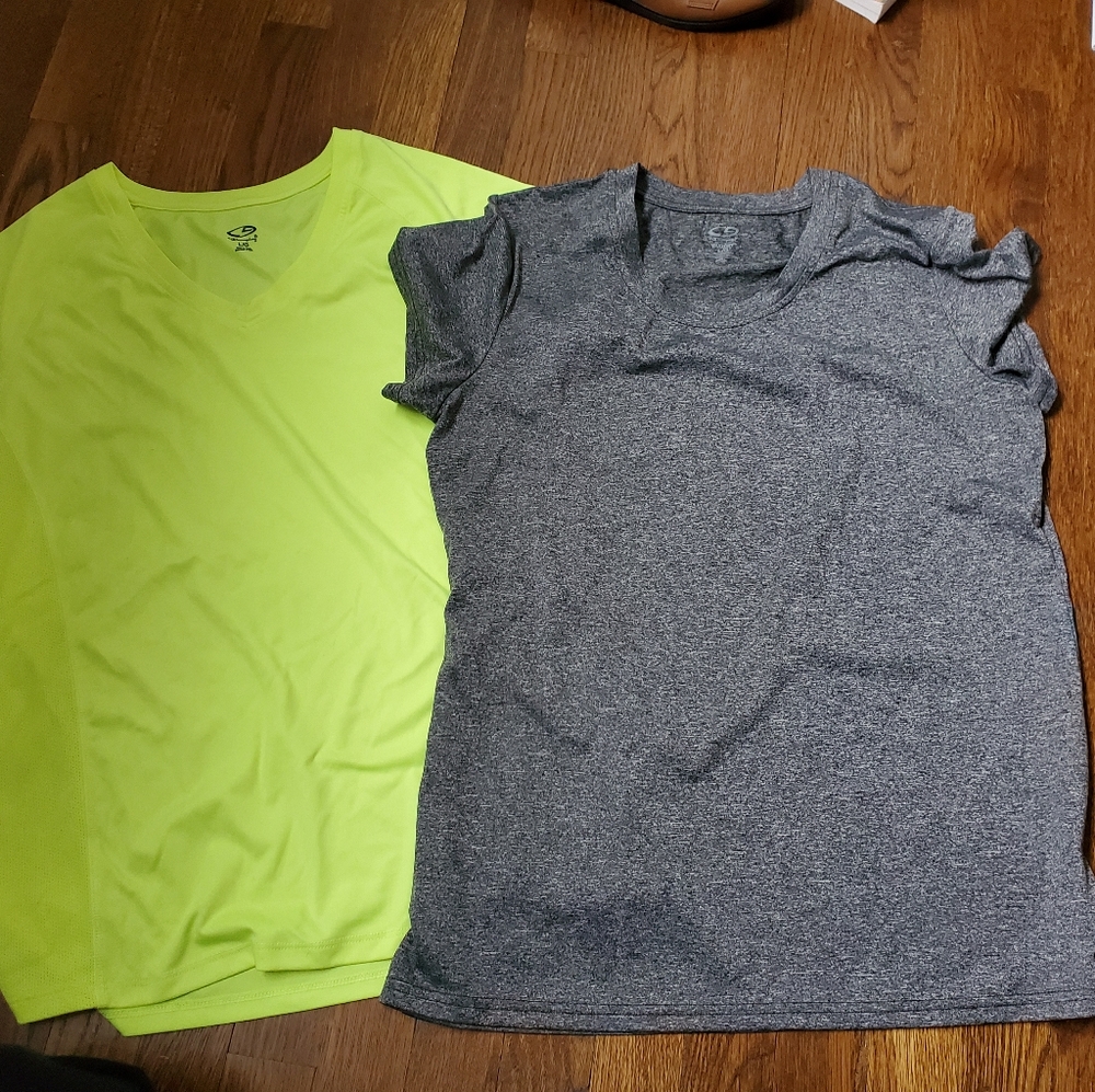 Women's Champion Dri-Fit exercise shirts